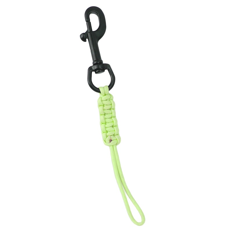 Hand Woven Diving Lanyard Anti Lost Strap Luminous Underwater Safety