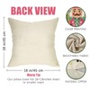 Fahrendom Christmas Nutcracker Decorative Throw Pillow Covers 18 x 18
