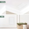 Vent Systems White ABS Plastic - Access Panel 8 x
