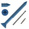 Wavanta 30 PCS M6.5 x 70mm Concrete Screws Anchor, Blue