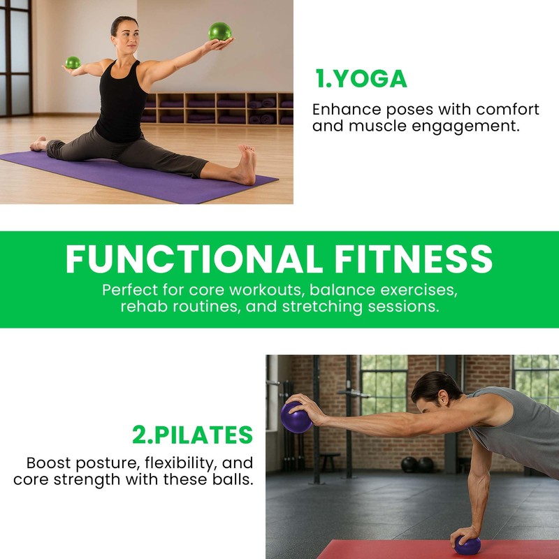 Bean Products Soft Weighted Balls for Exercise - Customizable Workout