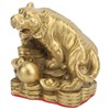 Brass Tiger Statue Sturdy Durable Brass Attract Wealth Fortune Easy