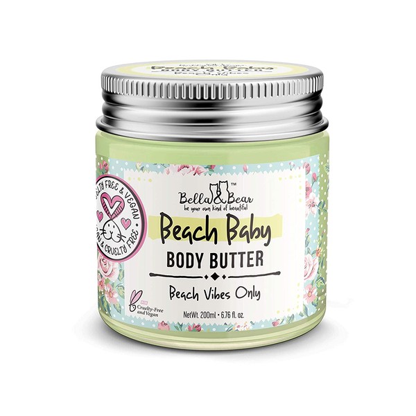 Bella and Bear Body Butter for Women - Shea Butter Body Cream 6.76 fl oz