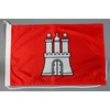 Buddel-Bini Boat Flag Hamburg 30 x 45 cm Professional Quality