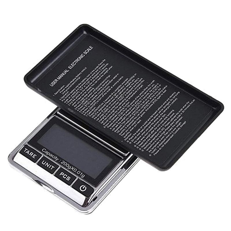 LUPO Digital Pocket Precision Scales 1000 x 0.1g - Accurate