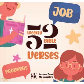 52 Weekly Bible Verses, Multicoloured, 115x140x50mm