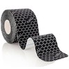 FLEXU Kinesiology Tape - 3-Pack (60 Pre-Cut Strips, 5x25 cm)