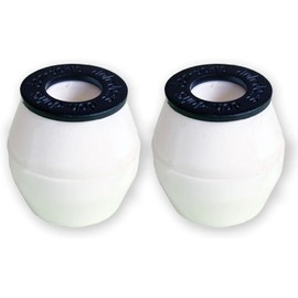 Shorty's Skateboard Bushings Doh Doh's Cones with Washers White 98A Xfirm
