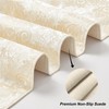 TOPLUXE Table Runner with Tassels, Jacquard Table Runner for Dining