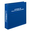 Carstens COVID-19 Policies and Procedures 3-Ring Binder with 9-Tab Plastic