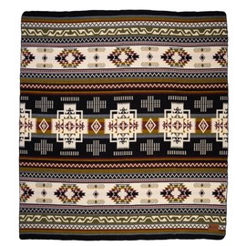 QISU Wool Blanket Throw | Large, Beautiful, Warm, Handmade in Ecuador by Local Artisans |94″ x 78″|Ultra-Soft, Hypoallergenic & Breathable | Non-Itchy or Scratchy Fabric(Blue Footed Bobby)