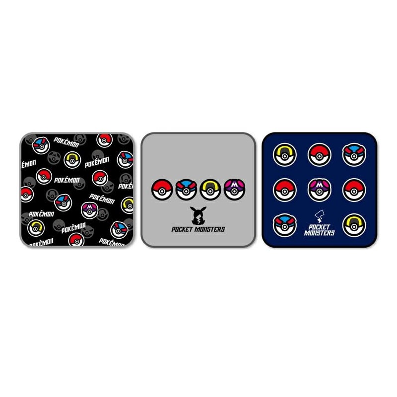 Shobido PK43084 3P Mini Towel PK2210 Pokeball
