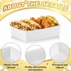 50 Pcs 5 Lb Extra Large Paper Food Tray Disposable,
