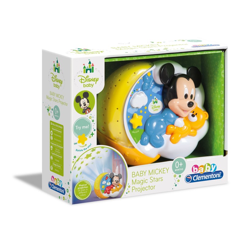 Clementoni 17095 "Baby Mickey Magic Stars Projector" Toy