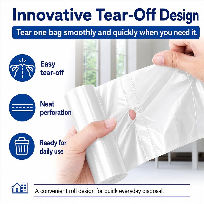 Teivio Small Trash Bags 3 Gallon 150 Counts 3 Gallon