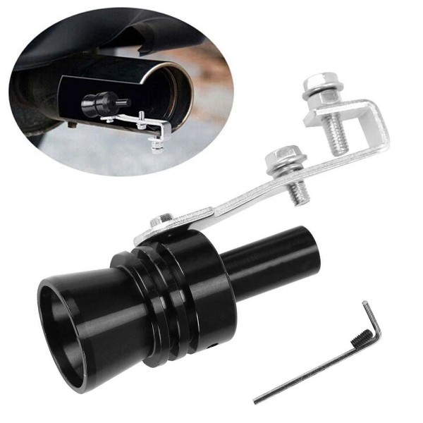 Unbranded Turbo Sound Whistle Simulator Muffler Tip Blow Valve Off