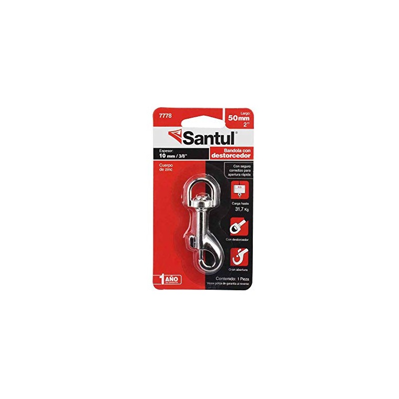 Santul 7778 Caja de 12 Bandolas con Destorcedor 7/16 X2,
