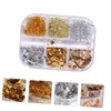 Healeved Nail Art Foil Glitter Sequins for Nail Decoration Safe