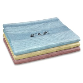 Edison & King Microfibre Tea Towels 60 cm x 40 cm Pack of 3