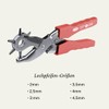 FAMEX 3525 Professional Revolving Punch Pliers with Lever Support Approx.