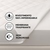Archiletto Double Waterproof Waxed Mattress Protector Fitted Sheet 160 x