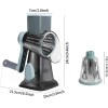 Unbranded Rotary Cheese Grater with Hand Crank & 3 Blades