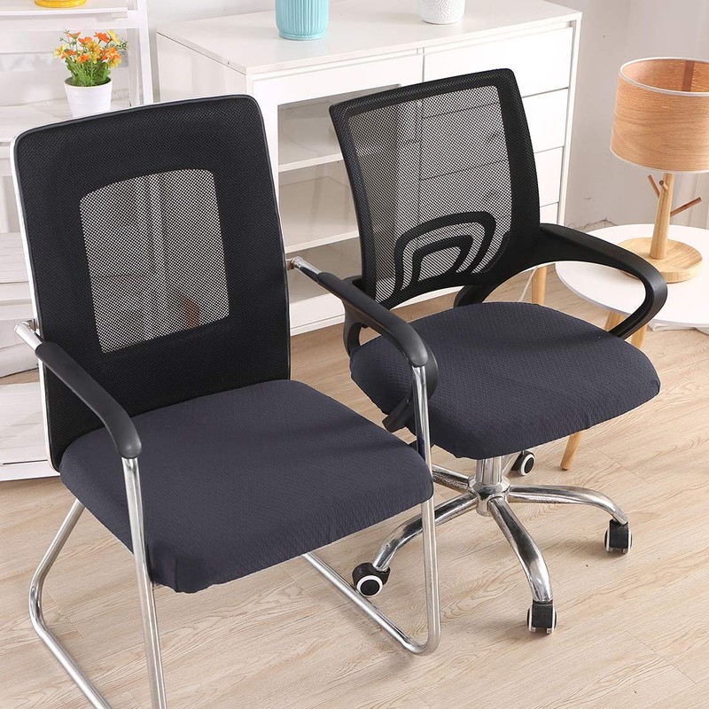 Smiry Stretch Jacquard Office Computer Chair Seat Covers, Removable Washable