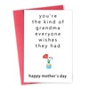 LiuuLi Happy Mother's Day Card for Grandma,Grandma Mothers Day Card