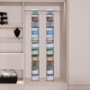 Minnhua Fabric Hanging Shelf with 10 Compartments, Foldable Hanging Storage,