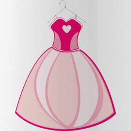 CafePress Princess Dress Gown Stainless Water Bottle 1 1.0L (34 oz) Stainless Steel Water Bottle