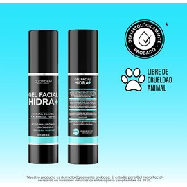 Gel Hidratante Facial con Ácido Hialurónico + Niacinamida + Alga Wakame | 97% Ingredientes Naturales | Hidratación Extrema | Suavidad | Aumenta la Luminosidad Natural de tu Piel | Oil-Free | Ideal Para Todo Tipo de Piel | Crema Hidratante facial de rápida