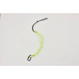 4Safe Retractable Tool Lanyard with Aluminum Alloy Screw Locking Carabiner 18-30 Inch Nylon Webbing15 Lbs Capacity, High-Visibility for Safety on Work Sites, Reflective Green, 5 PACK