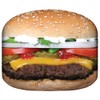 Ultra-Realistic Lightweight Novelty Decorative Throw Food Blanket (Hamburger)