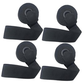 NOLITOY 4pcs Fitness Door Buckle Door Anchor Fitness Exercise Training Strap Training Resistance Band Black