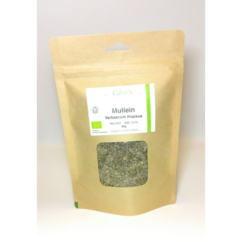 Organic Mullein (Verbascum thapsus) Dried Herb (100g)