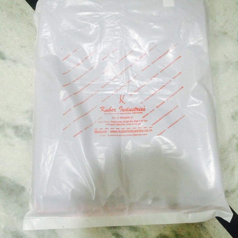 Kuber Industries Single Saree Cover 12 Pcs Set Red