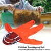 One Piece Beekeeping Suit with Veil Hood Children kids Beekeeping