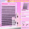 wiwoseo Manga Lash Clusters Kit Lash Spikes Lash Clusters with