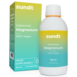 Magnesium Liposomal Optinerve 250 ml Liquid Daily Dose 125 mg Magnesium High Bioavailability High Dose for Regeneration and Strengthened Metabolism Vegan & GMO-Free Sundt Supplements