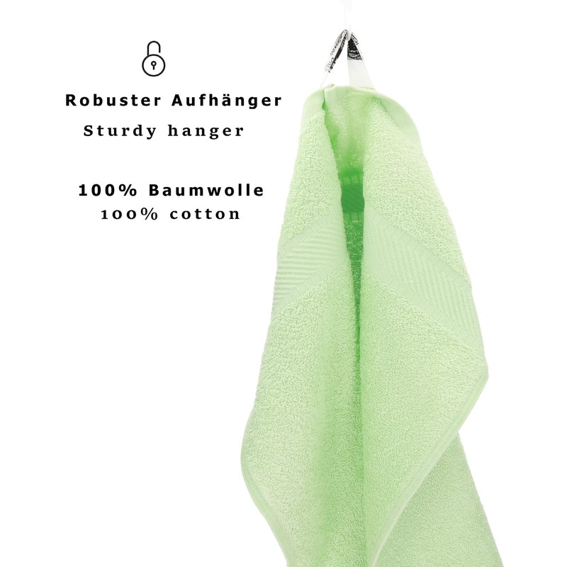 Betz Palermo Flannels 100% Cotton 30 x 30 cm Green