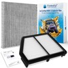 Femota Cabin & Engine Air Filter Kit, CF11182 & CA12051,