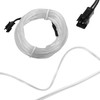 X AUTOHAUX 5 Meter/16ft Neon EL Wire String Strip Ice