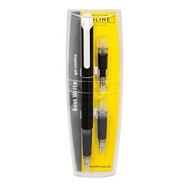 Online Schreibgeräte 12081 - Schreibset Bestwriter College II, 3 verschiedene Federstärken, schwarz