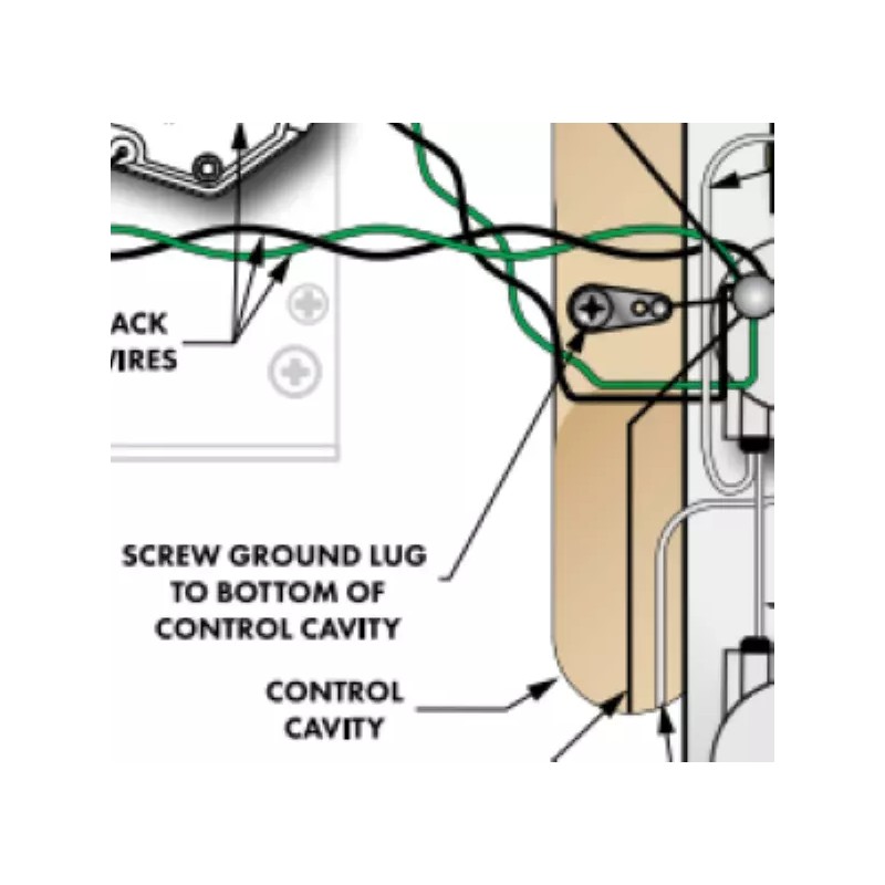 Charlies Gear Custom Solderless Bass wiring harness -2 volume/2 tone