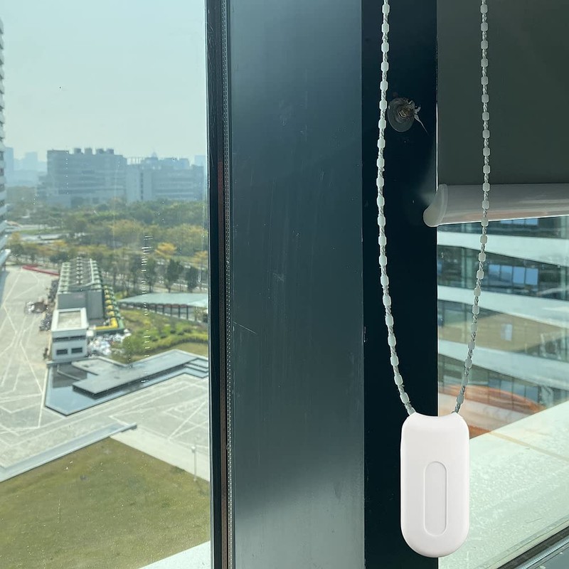 GOWEILE 3 Pack Plastic Pull String Pendants Curtain Cord Weights