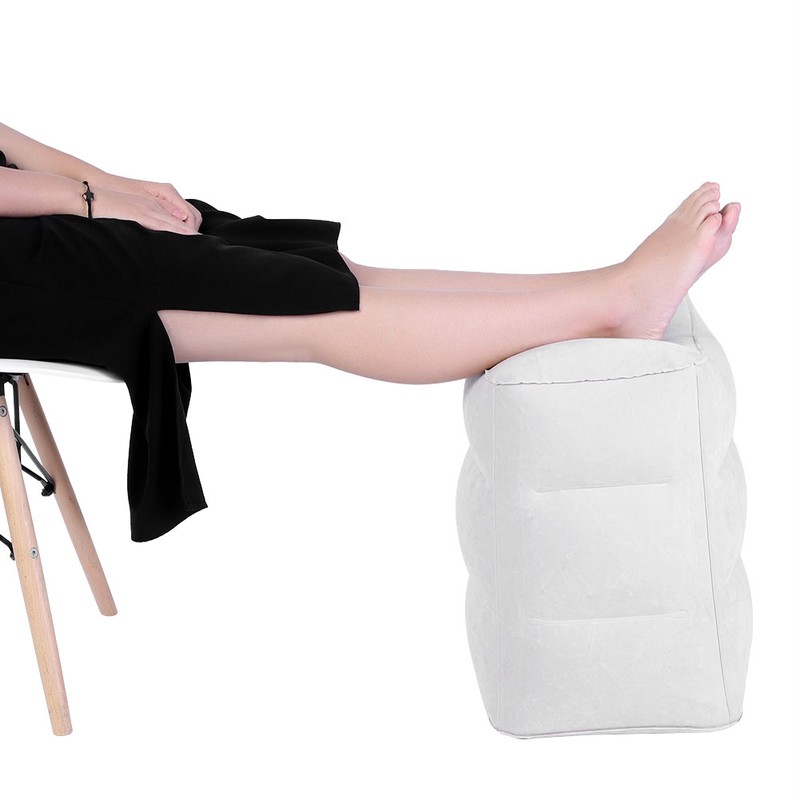Travel Air Inflatable Footrest Travel Air Inflation Pillow Relax Footstool