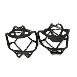 Luckious 1 Pair Ice Grippers for Shoes - Stay Surefooted and Safe During Winter Adventures!