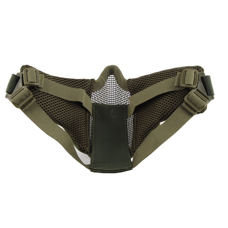 V10 Half Face Steel Mesh Breathable Protective Face Guard Competition