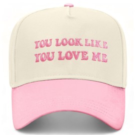 Vintage Canvas Embroidery Funny Hats You Look Like You Love Me Hat Adjustable Baseball Cap for Men Women