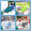 Sunnymove 5 Pcs Fleece Dogs Sweaters for Small Medium Large